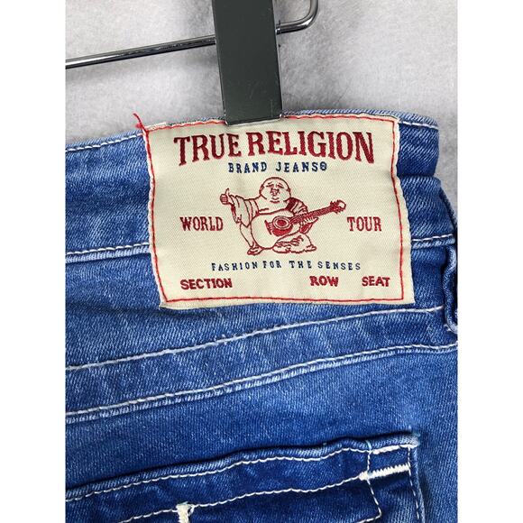 True Religion Women's Size 28 Jennie Curvy Mid Rise Capri NEW - Picture 5 of 9